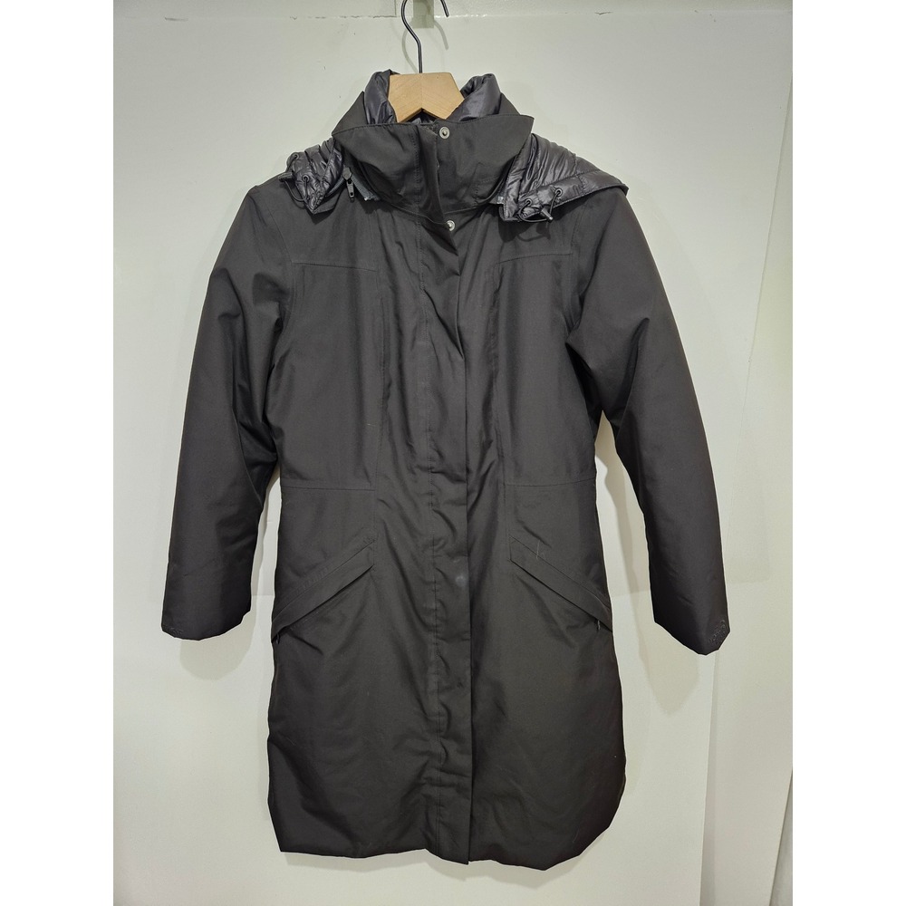 The North Face Arctic Parka Black Down Insulated Hooded Jacket F12LW29 Womens M